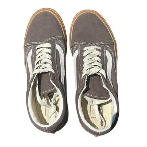 Vans Old Skool Vintage Gum & Chocolate Skate Shoes